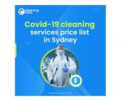 Budget Covid-19 Cleaning Service Price List In Sydney - Cleaning Corp