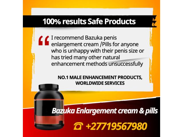 Bazuka Penis Enlargement Cream & Pills ,Contact +27719567980