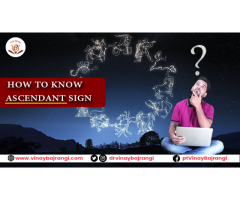 How to know ascendant sign