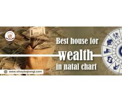Best house for wealth  in natal chart