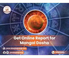 Get Online Report for Mangal Dosha